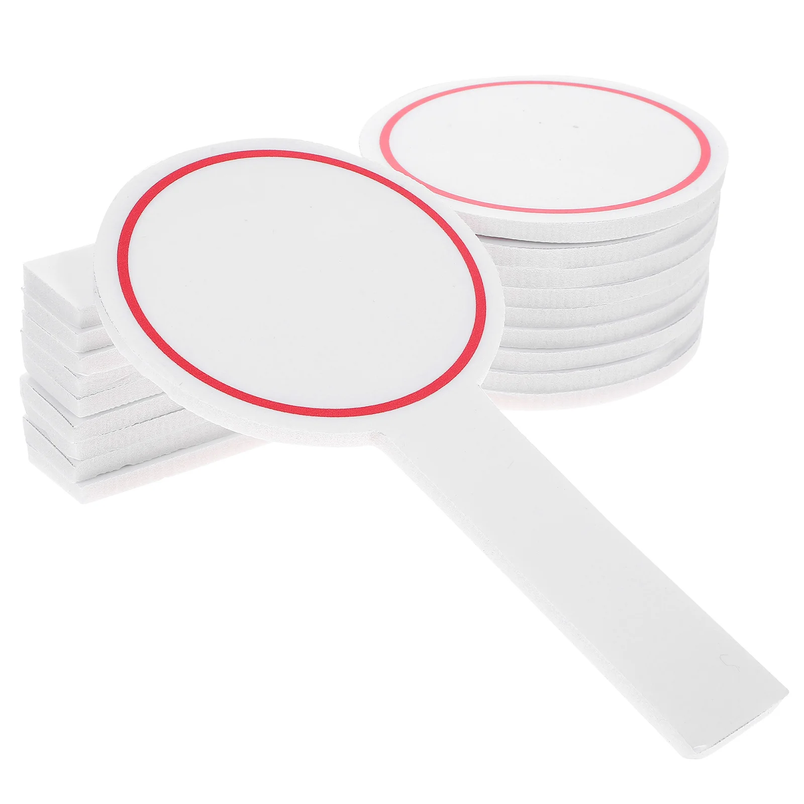 20Pcs Mini Whiteboard Dry Erase Paddle Handheld Scoreboard Writing Board for Classroom Activities Meetings and Interactive