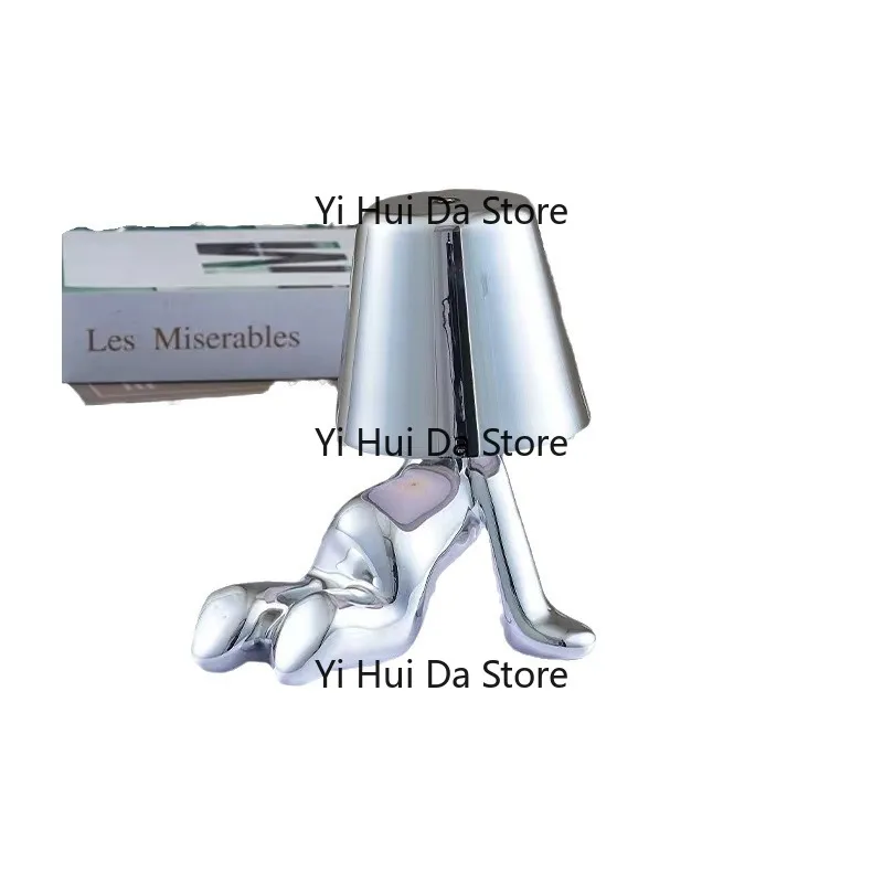 

Ночник-лампа «Золотой Мыслитель» с гальваническим покрытием для детской комнаты, спальни, прикроватный декоративный светильник