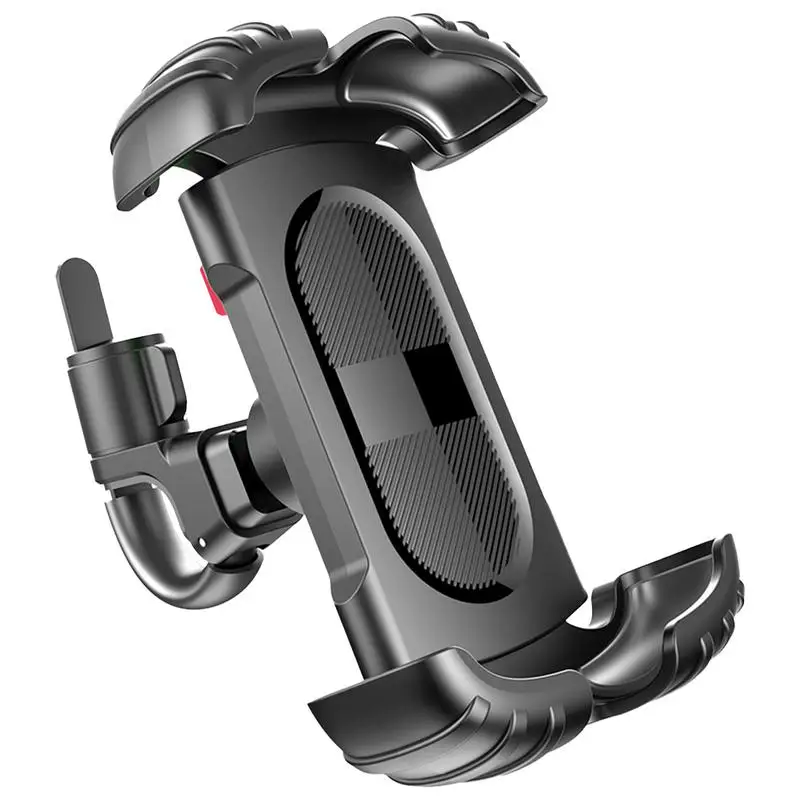 Motorbike Phone Holder 360 View Bicycle Phone Holder For 4.7-7 Inch Mobile Scooter Shockproof Bracket GPS Clip Moto Accessories