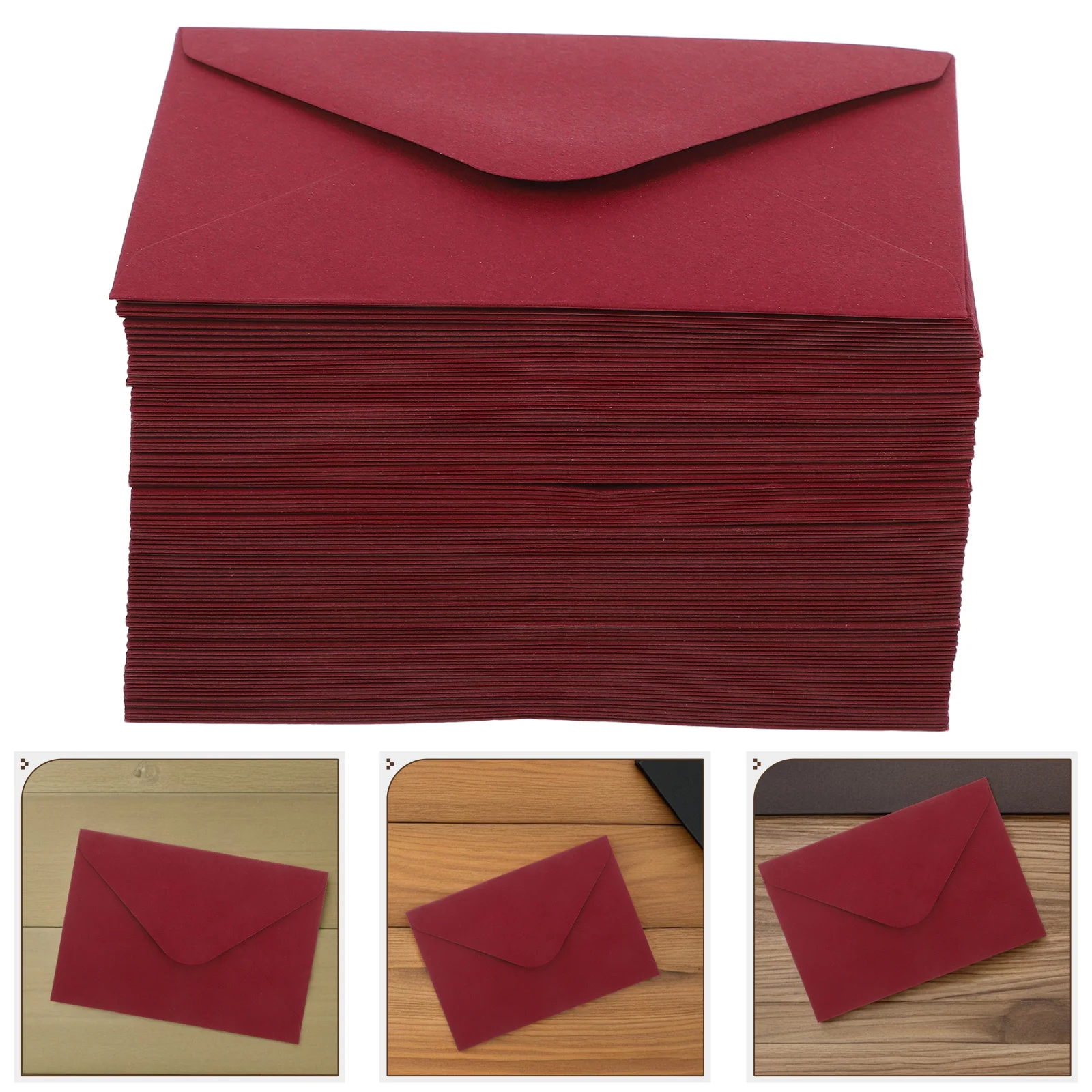 

100Pcs Wedding Invitation Envelopes Blank Plain Minimalist Greeting Card Graduation Business Photo Coin Envelopes