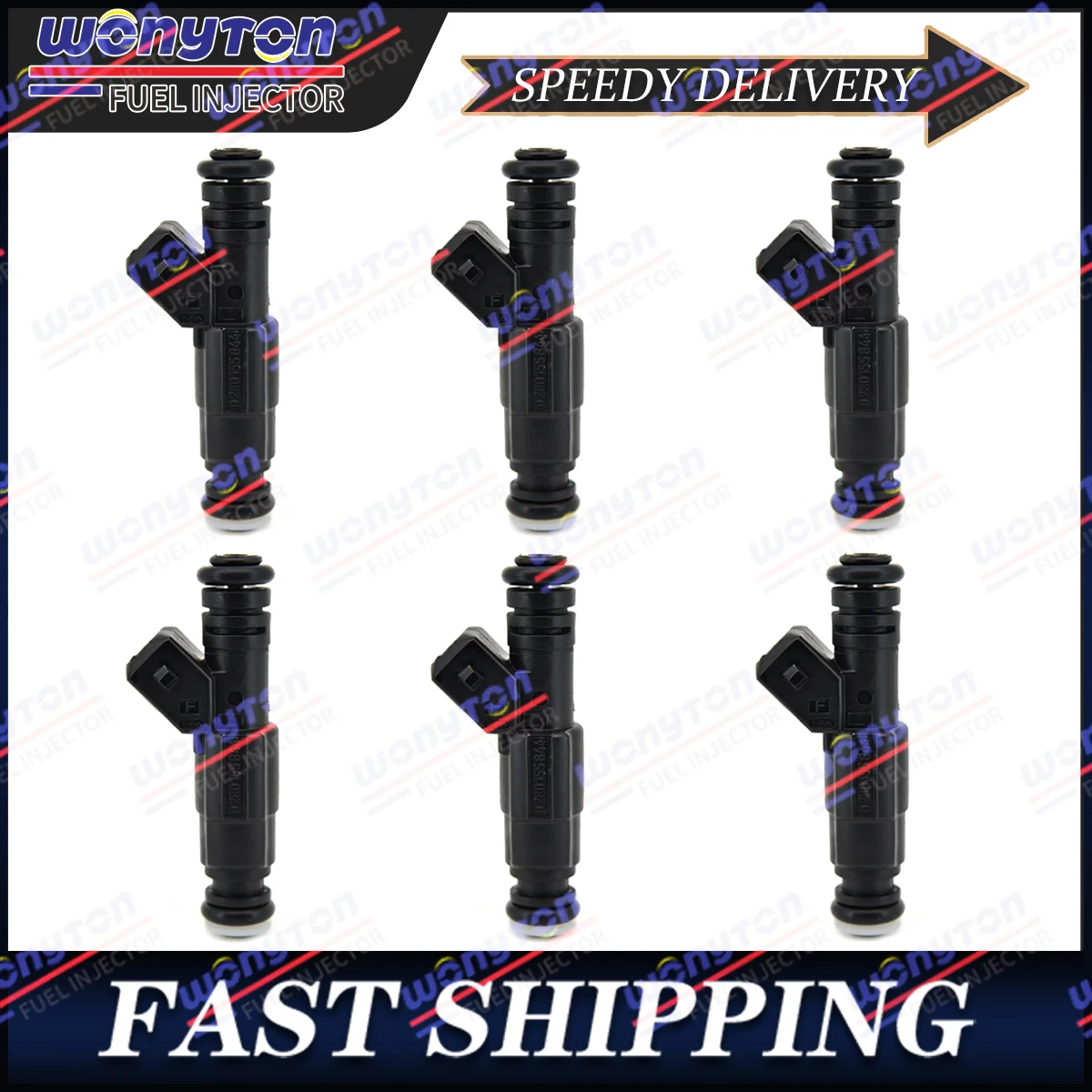 

6pcs Fuel Injectors 0280155844 Fits For Ford Fairlane Falcon Chevrolet BMW Pontiac