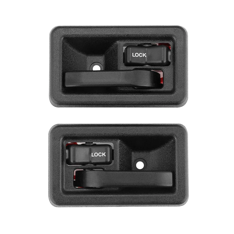 

Prominent 1Pair Car Inside Door Handles 55176476AB, 55176477AB For Jeep Wrangler YJ TJ 1984-2004 Interior Door Pull Handle Cover