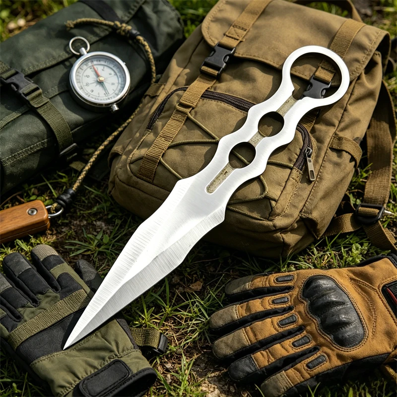 

Dull Edge Well Balanced Training Knife Pocket Knives Sport Balisong Knife for Competition, Unedged, Non-sharpened