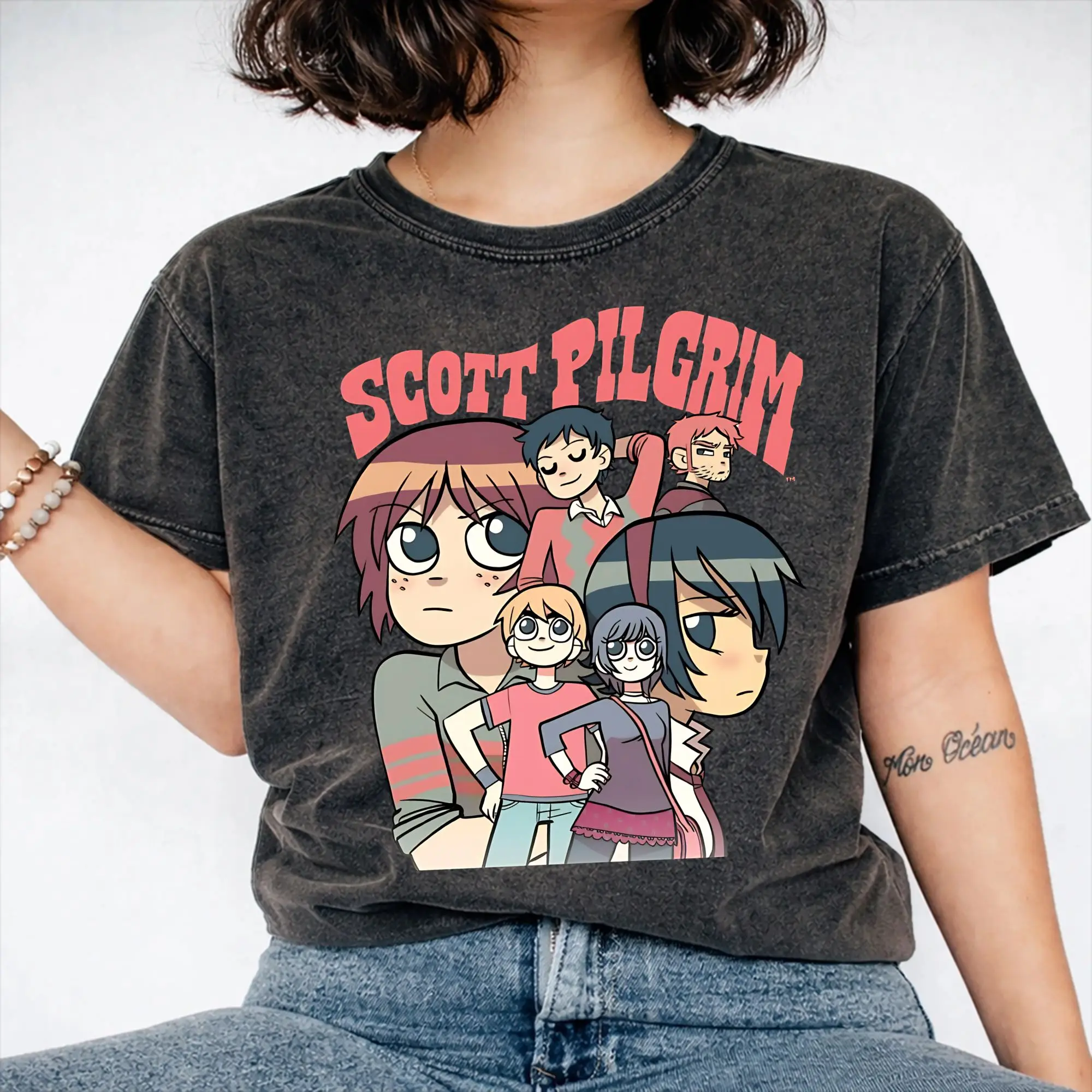 Scott pilgrim shirt-AliExpress