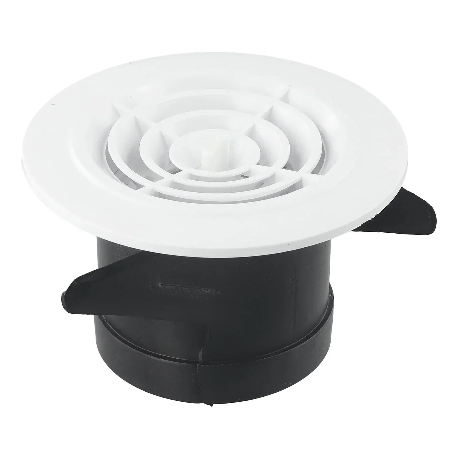 ABS Ventilation Grille Vent Cover 75-200mm Round Adjustable Wall Interior Vent Grille Diffuser Ducting Ventilation Outlet Cover
