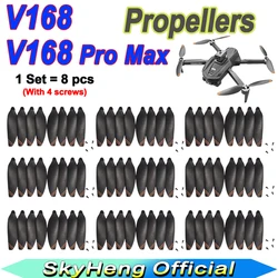 8PCS Original V168 ProMAX Spare Blades Maple Leaf For V168 ProMax Drone Propellers Accessories Parts