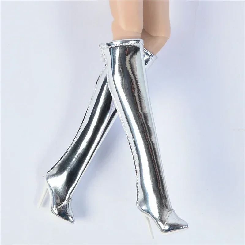 Doll toy Long shoes high quality fit for your  FR2 FR6.0 Nuface boots Mirror matte true zipper F6