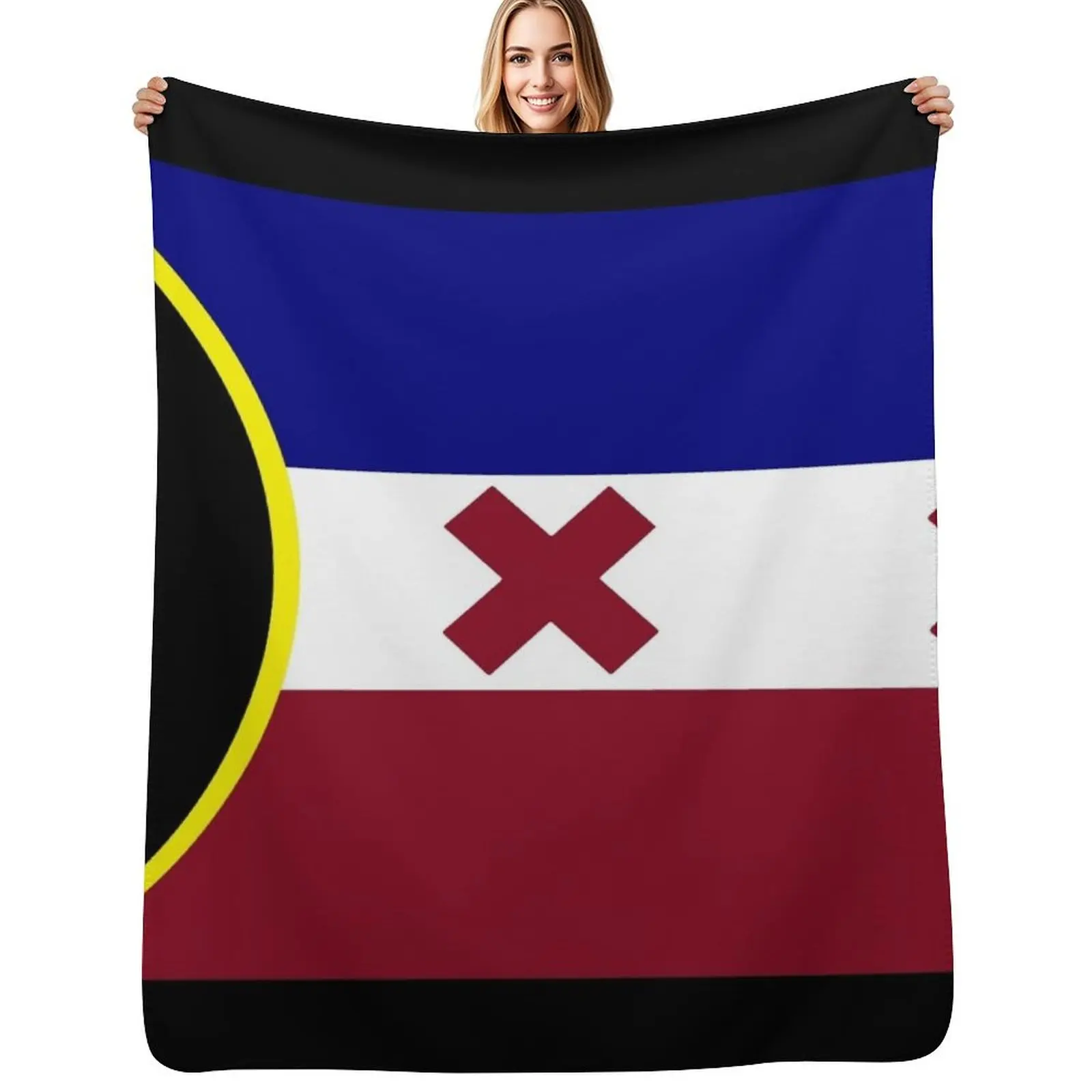 

lmanberg flag Throw Blanket for sofa Hairy for babies Cute Plaid Blankets