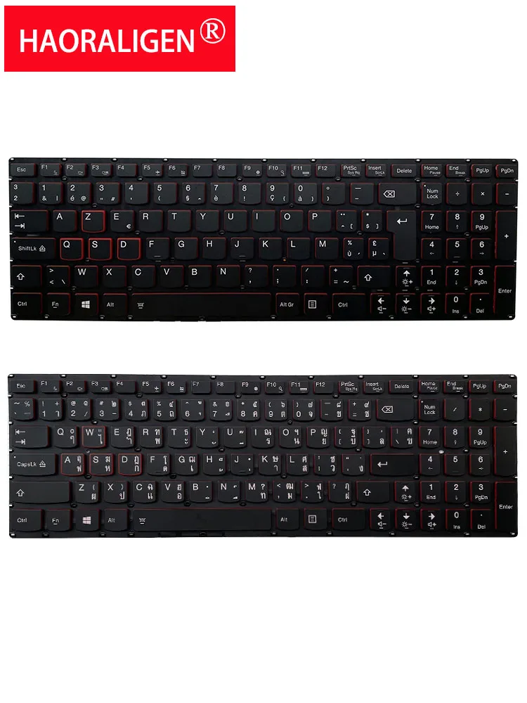 

Y700 FR French Keyboard For Lenovo Ideapad Y700-15 Y700-15ISK Y700-15ACZ Y700-17ISK Y700-15ISE Y700-34ISH Backlit Brand New THA