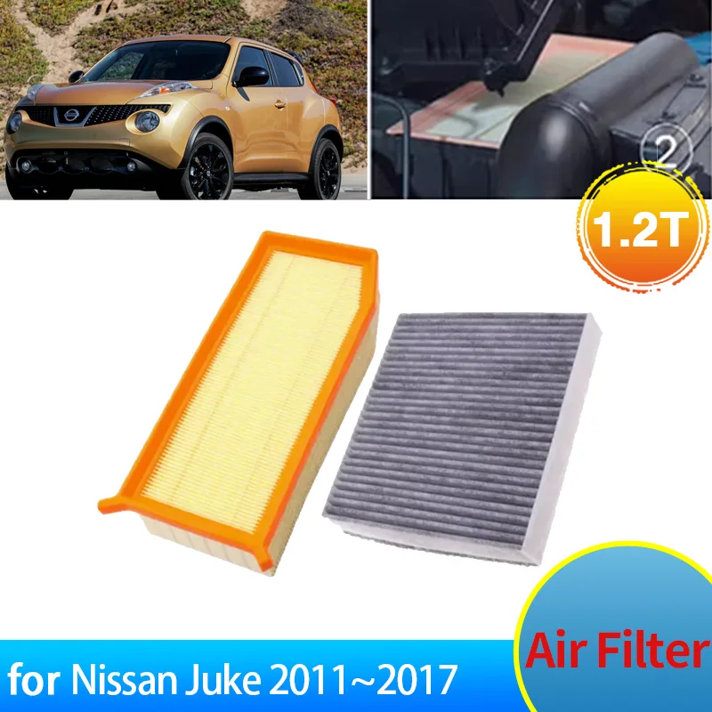 

1.2T Air Filter for Nissan Juke F15 2011~2017 Infiniti ESQ 2016 2014 2013 2012 Accessorie Intake Engine Conditioner Filter Grid