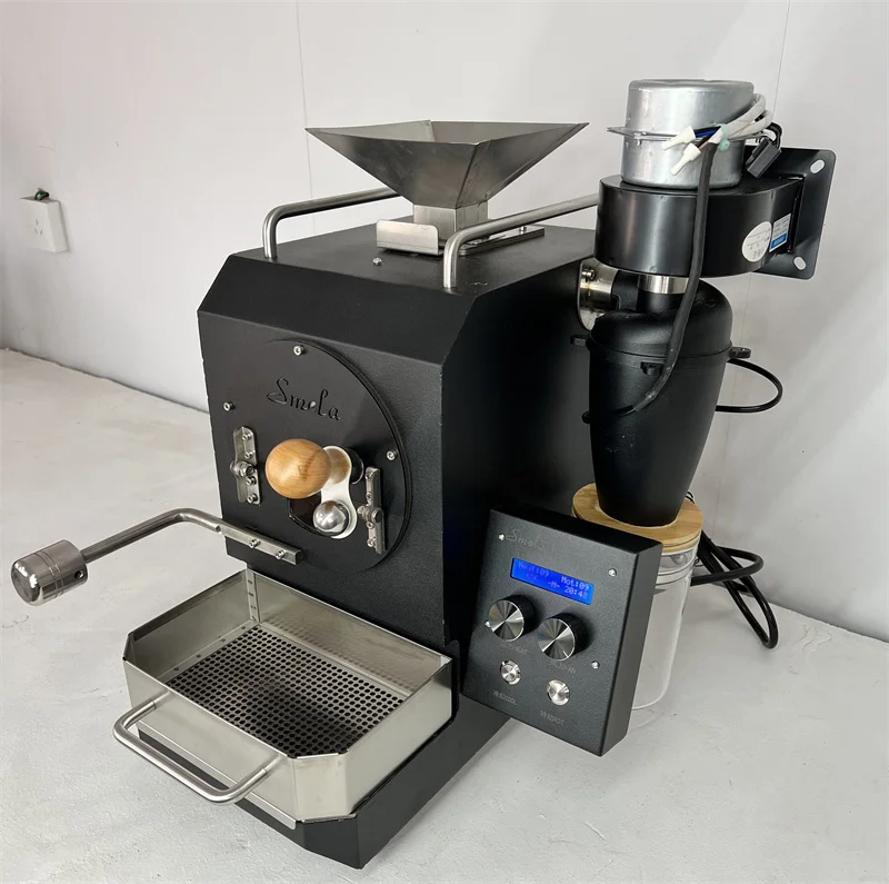 220V Electric Coffee Bean Roaster Machine Commercial 300g Cocoa Bean Roasting Machine With Cooler