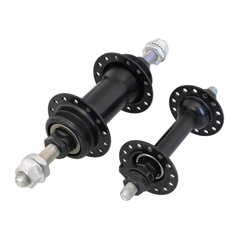 

Bicycle Accessories - 28 Hole Steel Front/Rear Wheel Hubs Durable Bolt Shaft Nut Type Packaging