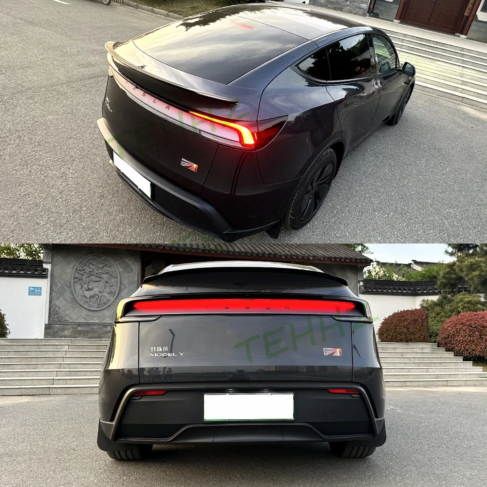 For Tesla Model Y Juniper 2025-2027 Spoiler ABS Lightweight Spoiler Boost Performance & Sleek Visual Design Auto Exterior Parts