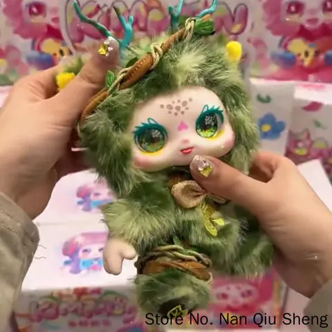 Genuine KIMMON Fantasy Creatures Blind Box Spring Wilderness Newborn Series Trendy Plush Doll with Fragrance, Ideal for Gifting
