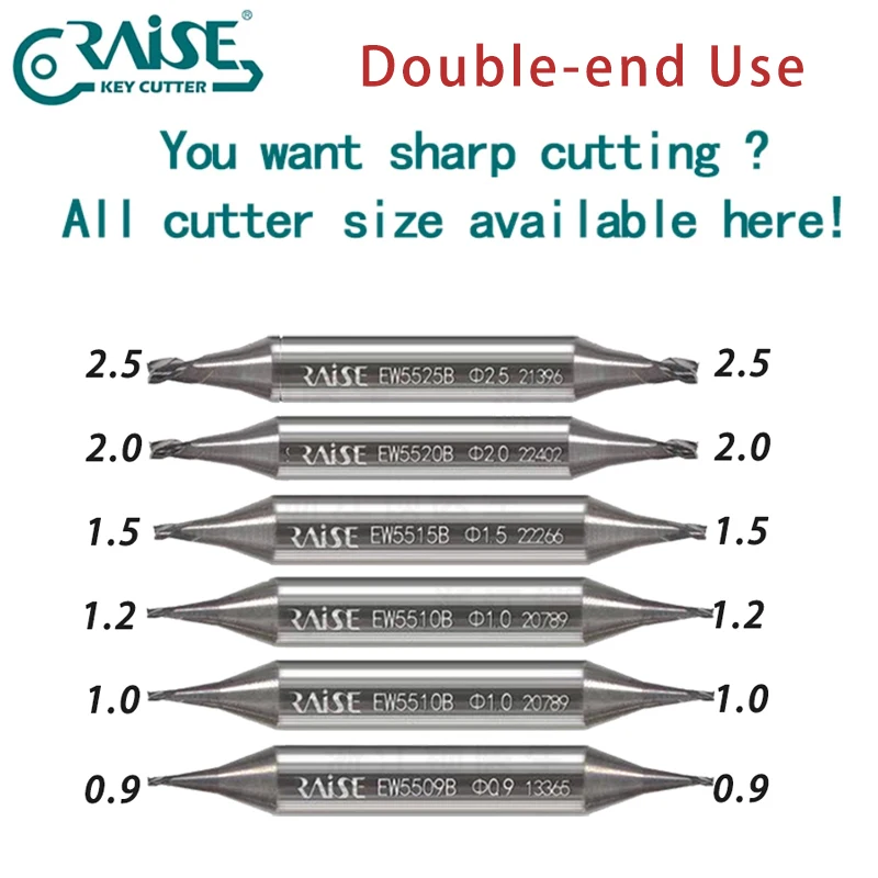 

Double-end Key Machine Milling Cutter For WENXING Q33 DEFU 368A Vertical Key Duplicating Machine Locksmith Tools