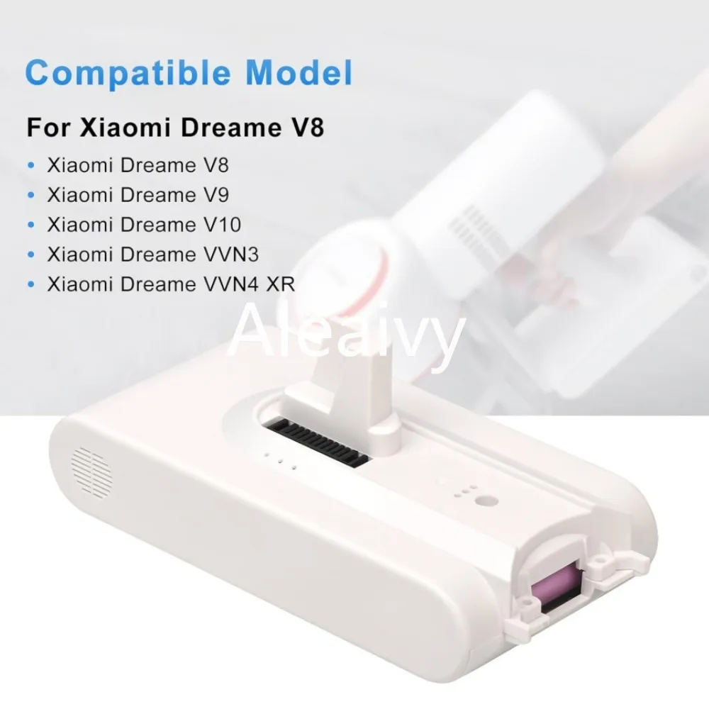 Xiaomi Dreame Vacuum Cleaners-V8,v9,v10,vn3,vn4,xr,25.2v,プレミアム品質用のリチウムイオンバッテリーパック