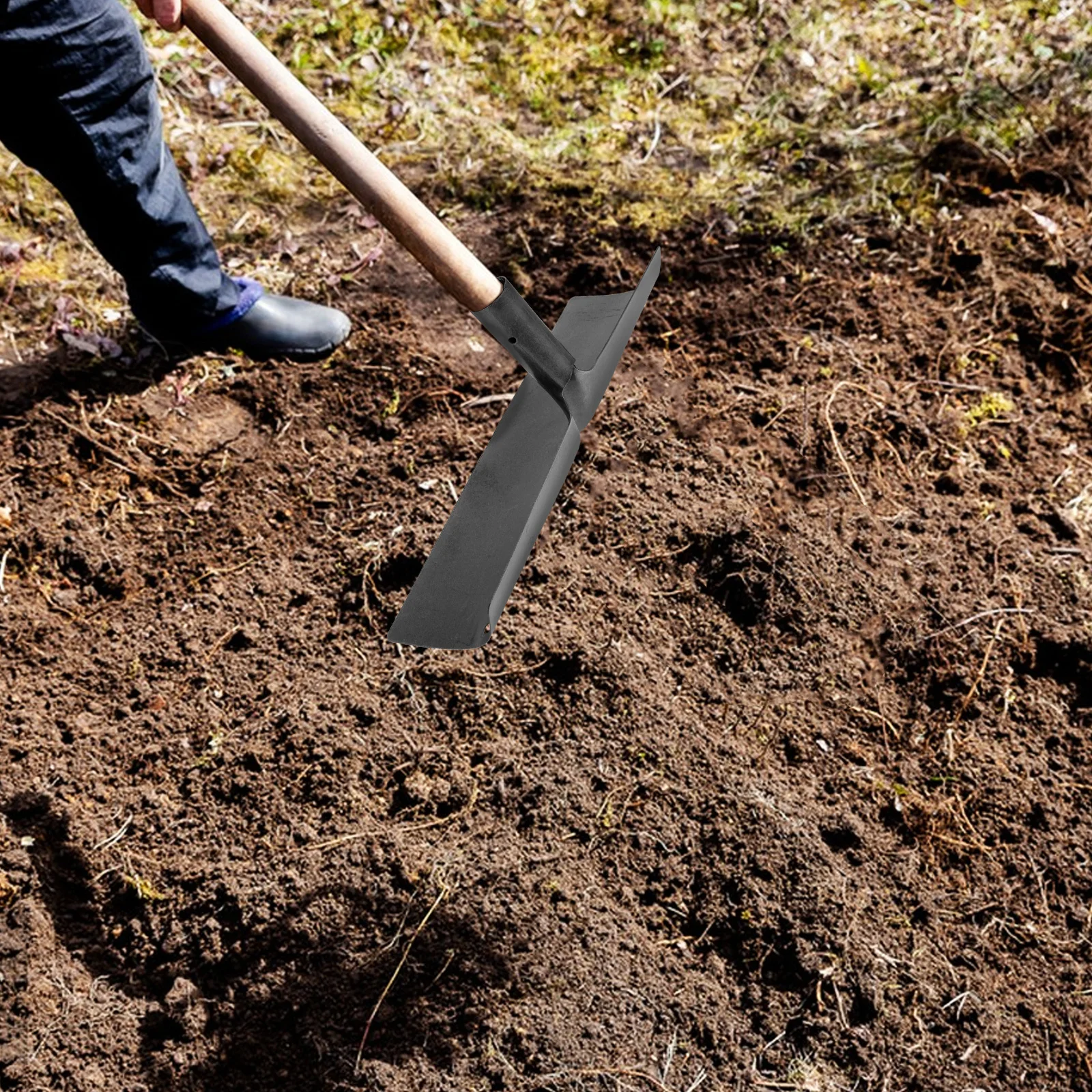 

Multi-Functional Rake Head Thickened Manure Spade For Livestock Bird Cage Cleaning Garden Farm Dung Shovel Tool