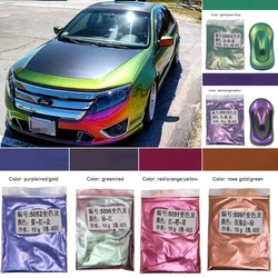 Chameleon Peal Pigments Acrylic Powder Coating Dye 10g for Crafts Car Automotive Painting Decoration Arts Nail Glitter Supplies