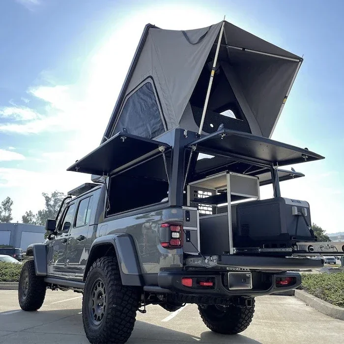 Steel Canopy Pickup Back Cover Trucks Hardtop Topper Canopy For Tacoma