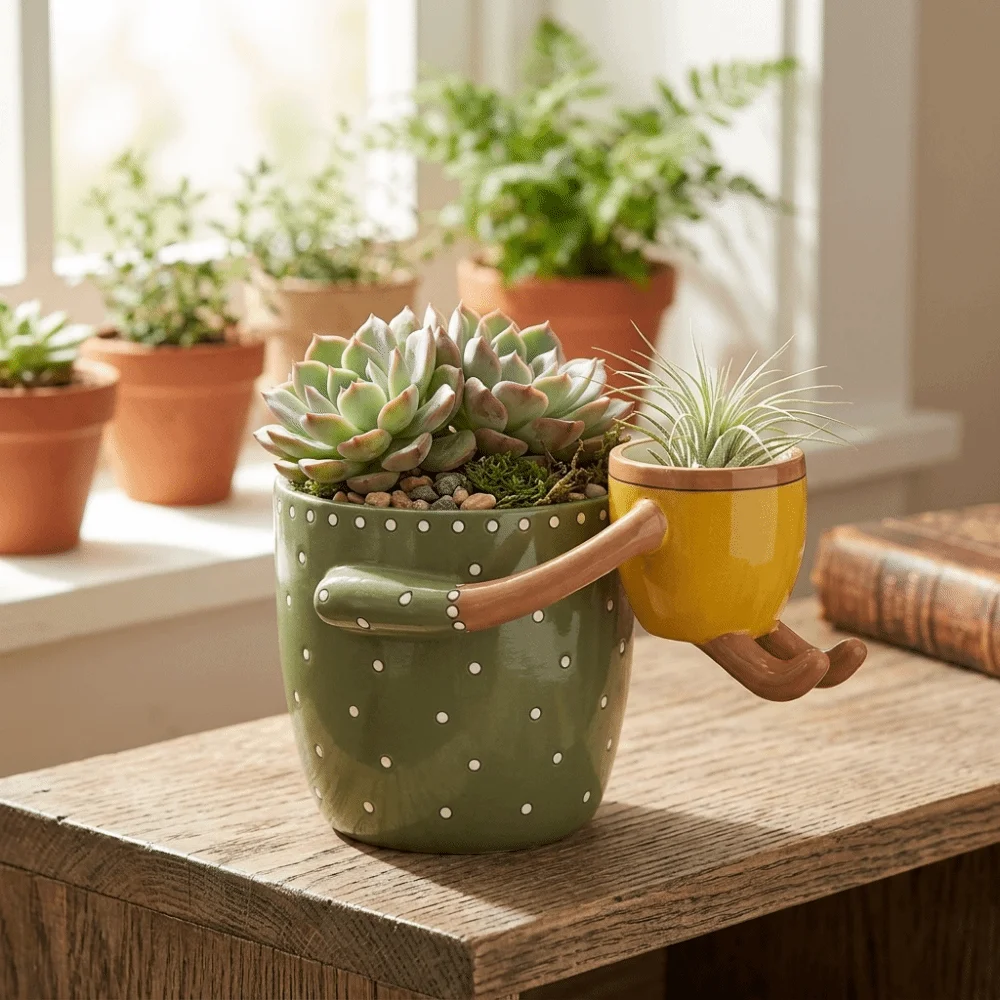Resin Parent-child Flowerpot w - огляд і ціна Plant Parental