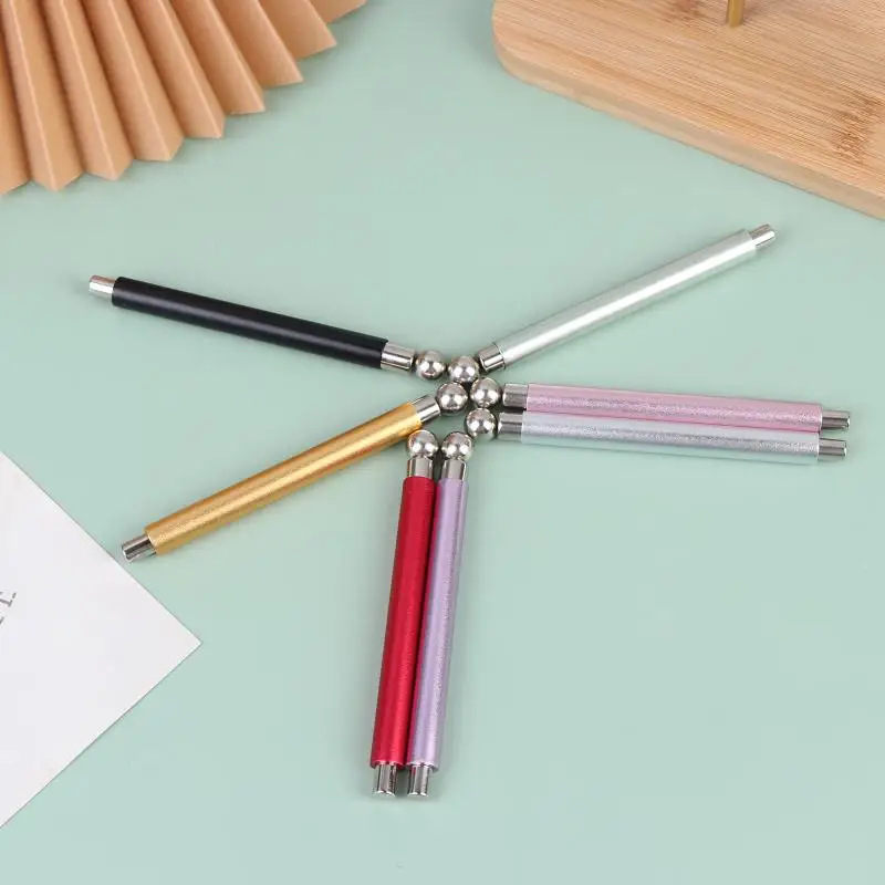 Double Head Cat Eye Nail Magnet Stick Round Ball Strong Magnetic Nail Art Wand Metal Manicure Tool For DIY Nail Art Salons