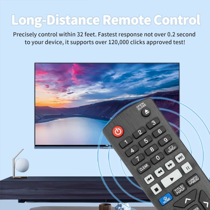 AKB73735801 AKB73896401 Remote Control For LG Blue Ray DISC DVD Player BP50 BPM25 BPM34 BPM35 BPM54 BP135 BP155 BP255 BP230