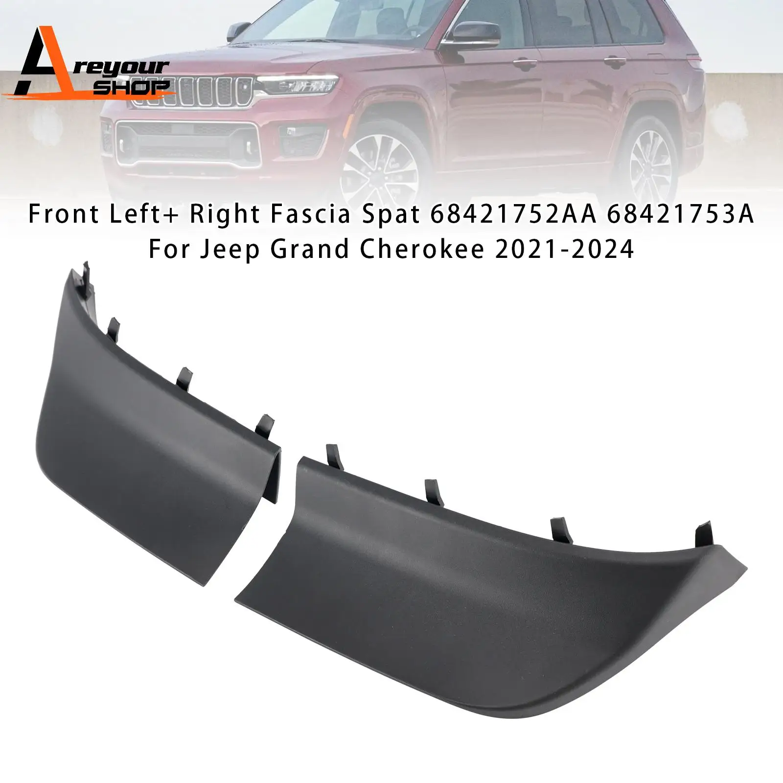 

Передняя левая и правая фаска 68421752AA 68421753A для Jeep Grand Cherokee 2021-2024 гг.