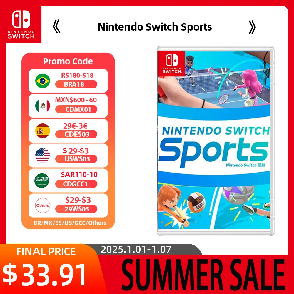 Nintendo Switch Game - Nintendo Switch Sports - Sports Multiplayer Party for Switch OLED