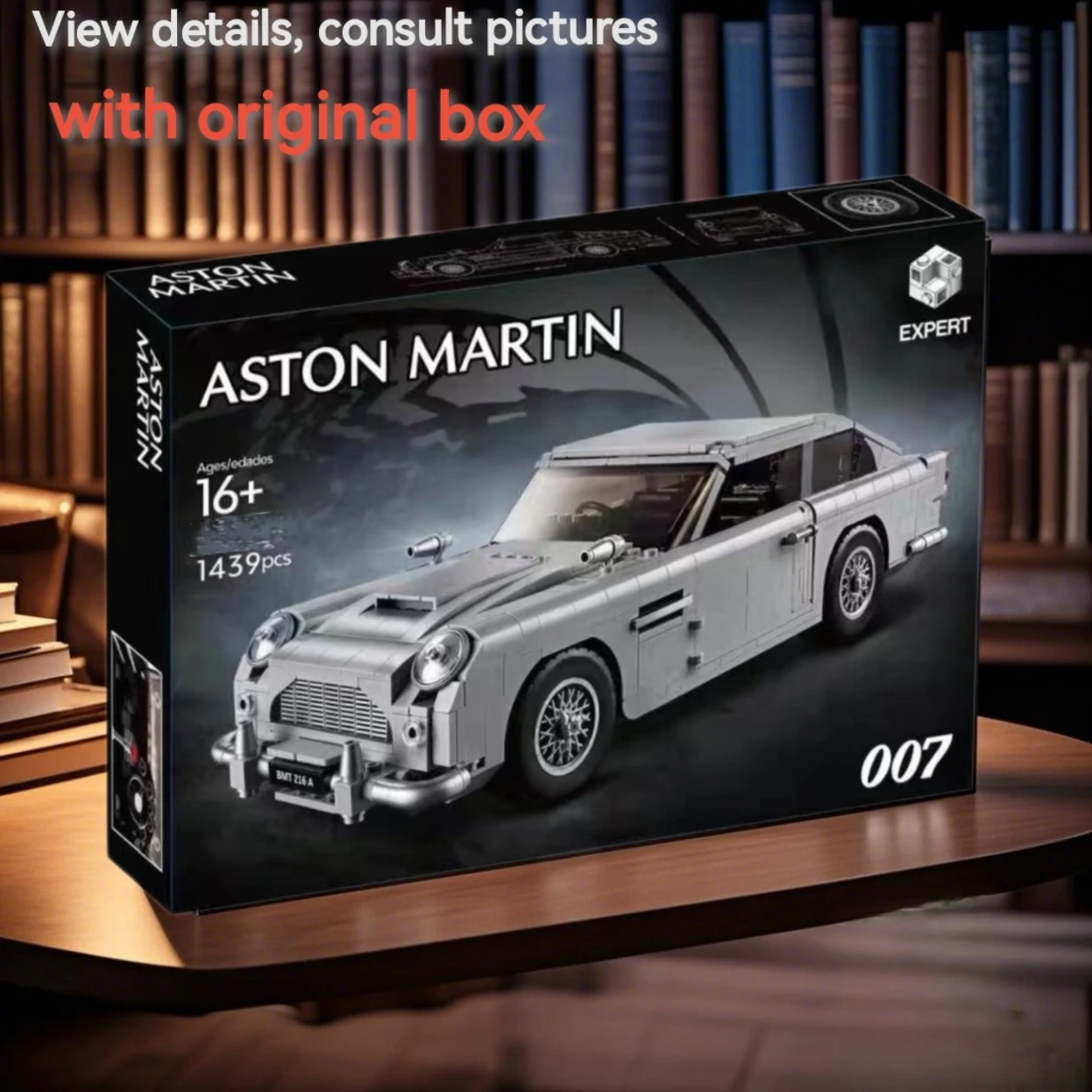 الصندوق الأصلي متوفر في المخزون 007 سلسلة سيارات جيمس بوند تك 1295 قطعة 10262 اللبنات مارتن ديسيبل سيارة الهالوين ، هدايا عيد الميلاد #1