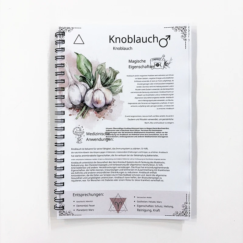 Carnet à spirale Der Kräuter-H - Health Wellness Journal avis et prix