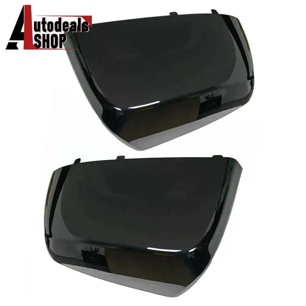 

2PCS Car Side Mirror Cover Rearview Mirror Cap for GMC Canyon Chevrolet Colorado Pickup Truck 2015-2021 ABS Carbon/Glossy Black