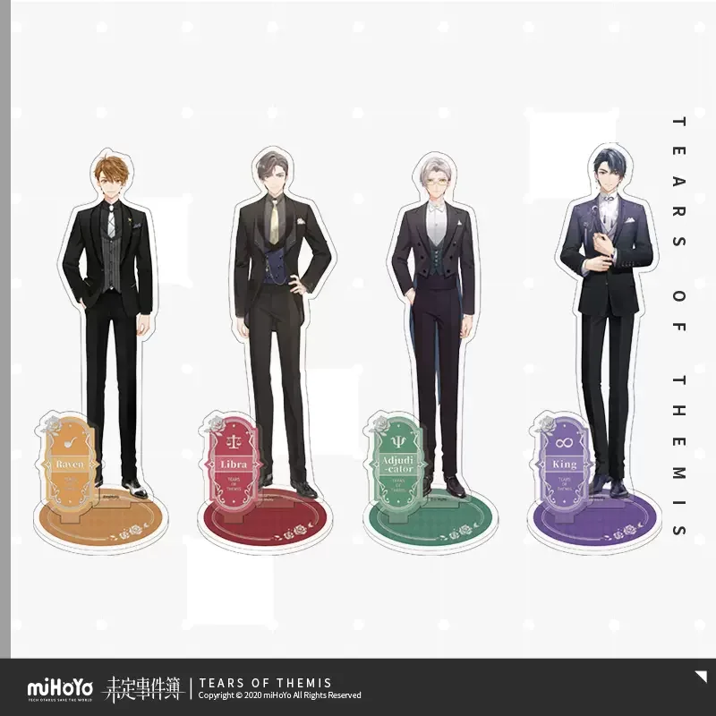 

Sunsyea Tears of Themis Official Merch miHoYo Original Theme Series Acrylic Stand 7 Raven Libra Adjudicator King