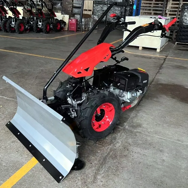 

Adjustable-Angle Electric Snow Thrower Household Snow Blower with Detachable Scraper