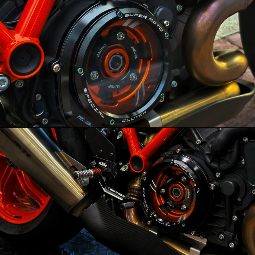 

For 2014-2026 KTM 1290 SuperDuke R/GT Clear Engine Clutch Cover for KTM 1290Adventure R/S/T 1190 1050 1090 ADV 1390 SUPER DUKE R