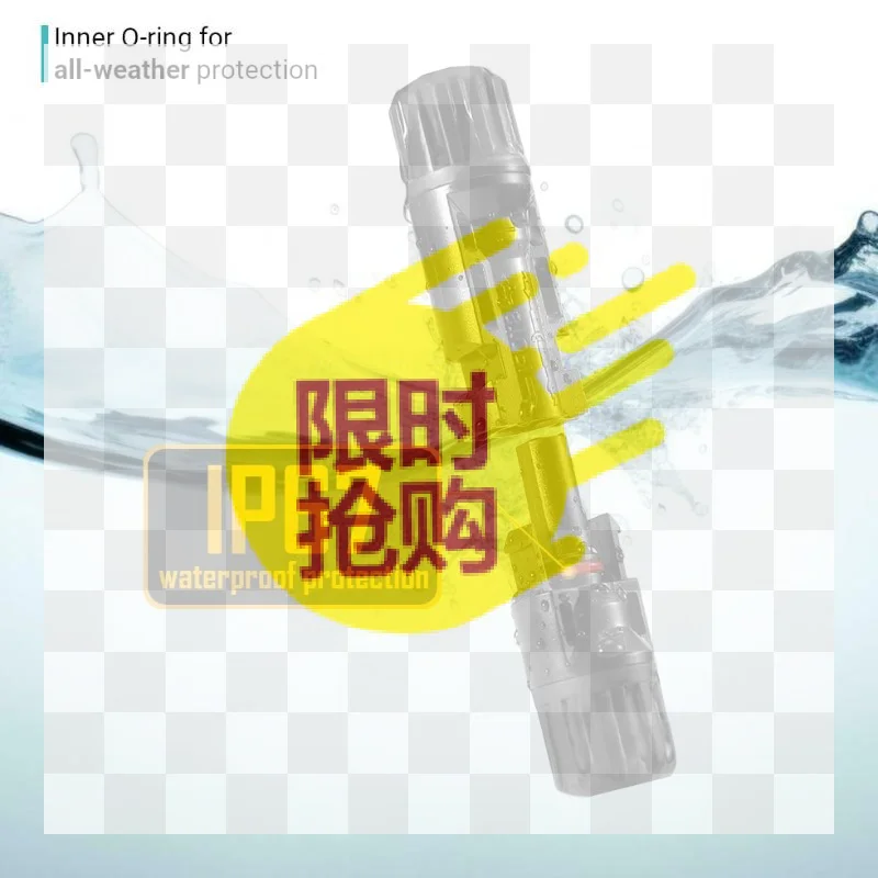 【BA】5 Pairs Solar Connectors Pure Copper Core Waterproof Flame Retardant Shell For Outdoor Solar Installation
