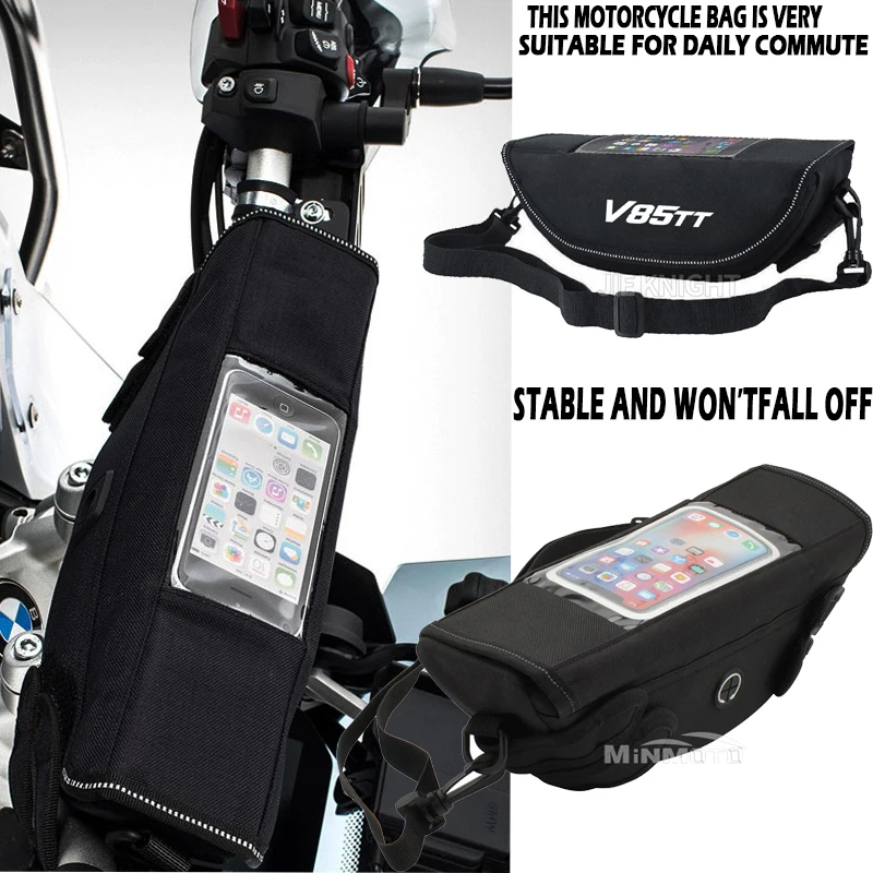 

For Moto Guzzi V85 TT V85TT Travel Motorcycle Accessories Waterproof Bag Storage Handlebar bag Travel Tool bag