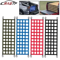 RASTP-Red para portón trasero de camión, red de carga resistente para portón trasero de 60x18 pulgadas, adecuada para motocicleta, furgoneta, SUV, coche, camión, remolque, barco BAG112