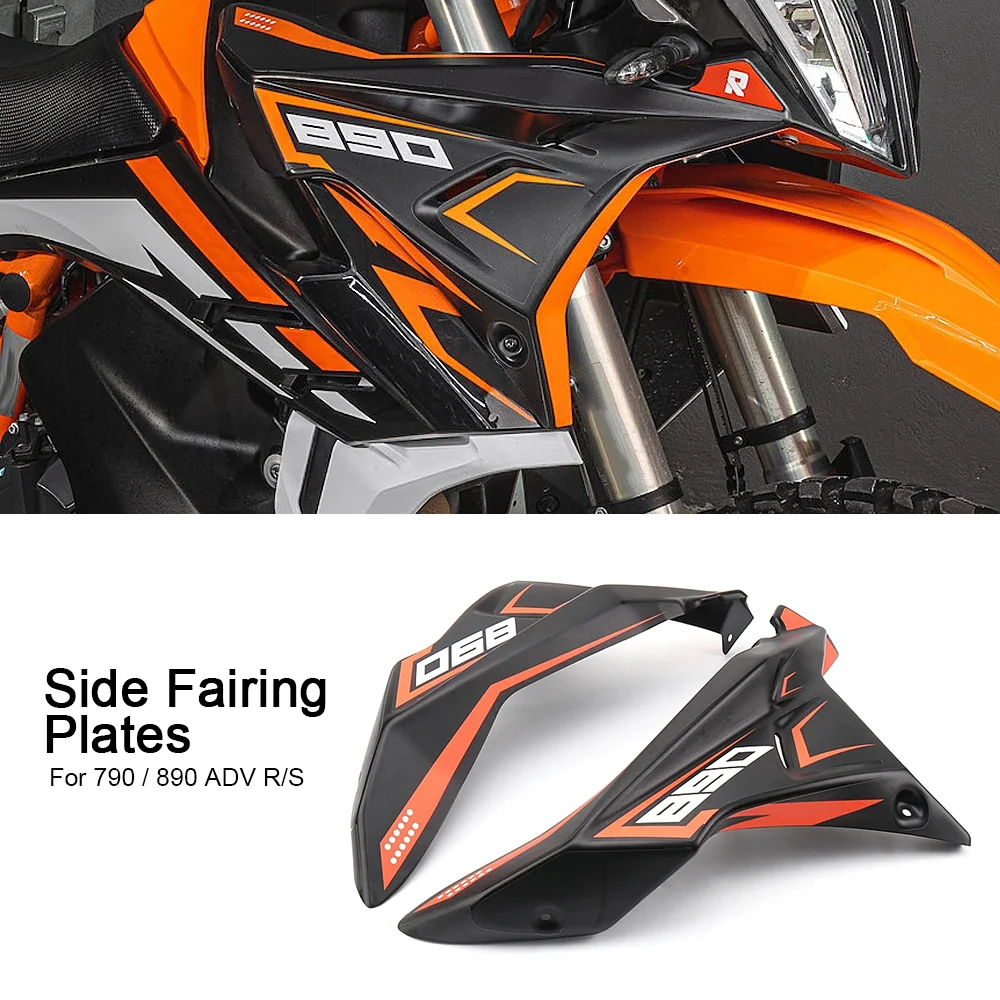 

Мотоциклетная Новинка 890 Приключения ADV R 790 Приключения S 2020 2021 2022 боковая панель обтекатель Крышка передняя фара боковая панель комплект