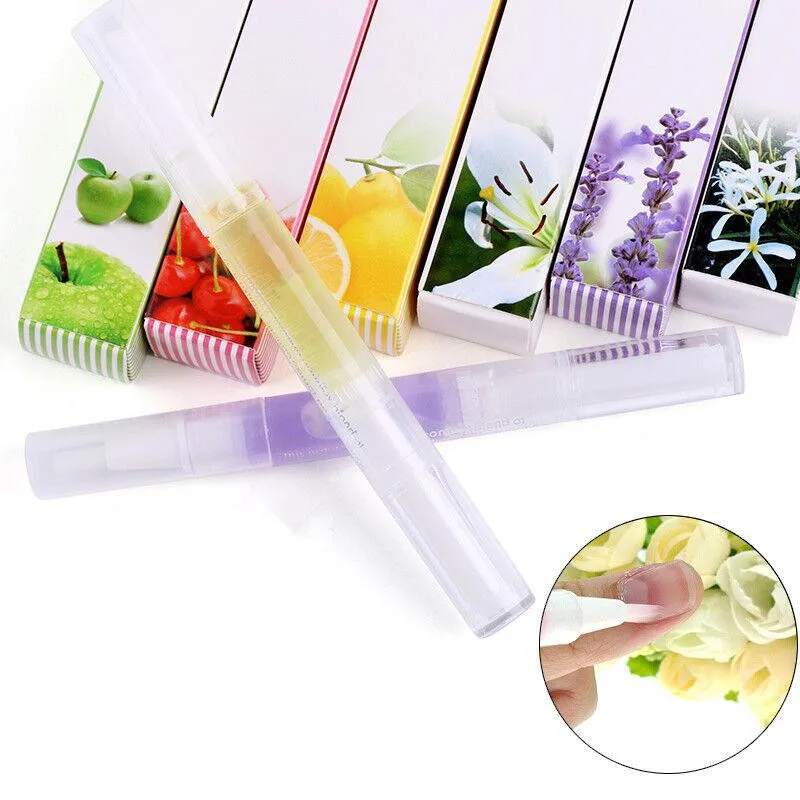 15G Bloeien Voeding Olie Pen Fruit Bloemen Geurende Nagel Behandeling Cuticula Protect Nagel Mallen Geurstof Voeding Huid Manicure Tool