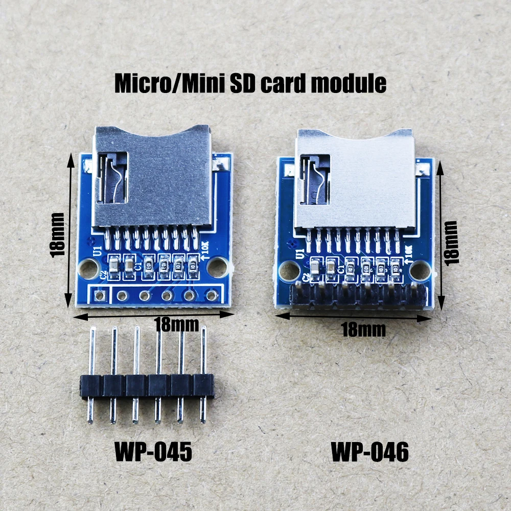 

1pcs for TF Micro SD Card Module Mini SD Card Module Memory Module for Arduino ARM AVR WP-045 WP-046