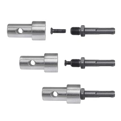Electric Hammers Conversion Connecting Rod Sleeve SDS Round Shank Converters Impact 2 Slots Drill Bit Adapter Tool