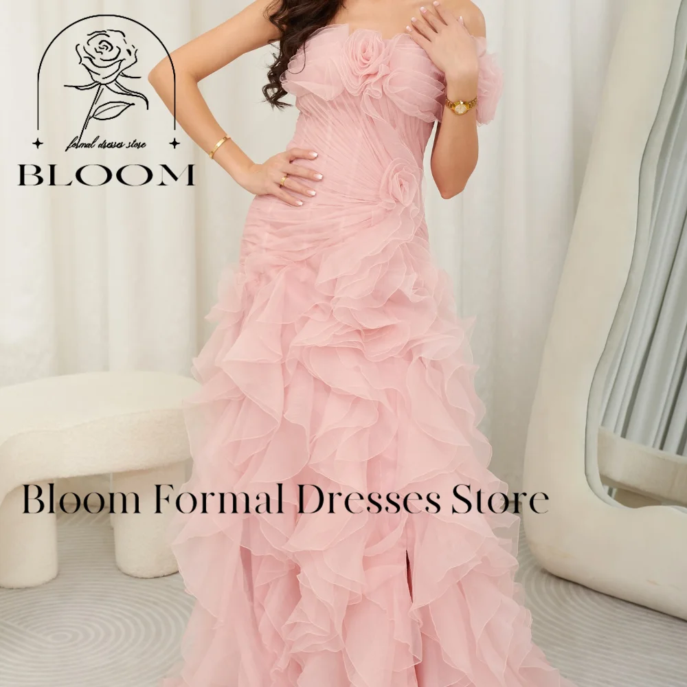 

Bloom индивидуальные без рукавов на молнии сзади сплошной цвет многоуровневые женские платья принцессы феи для особых случаев высокое качество для женщин