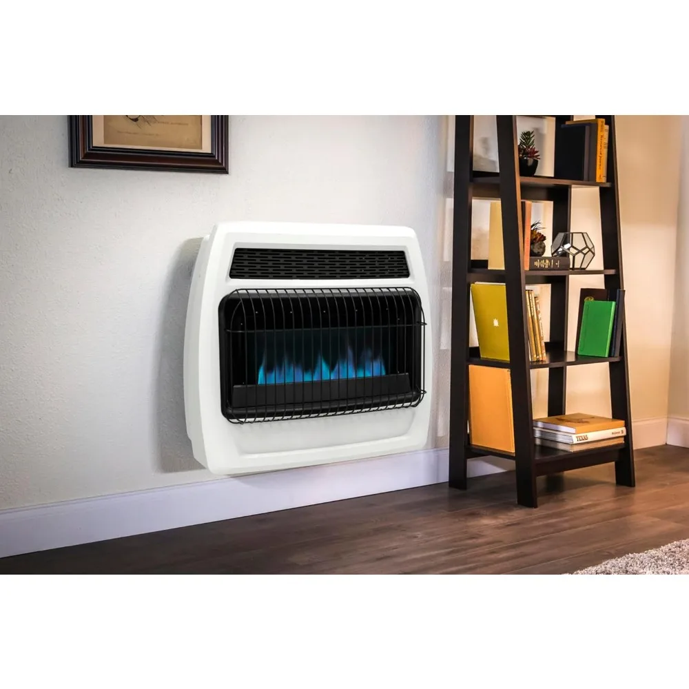 BFSS30NGT-4N 30,000 BTU Natural Gas Blue Flame Thermostatic Vent Free Wall Heater,Color  White 10.51