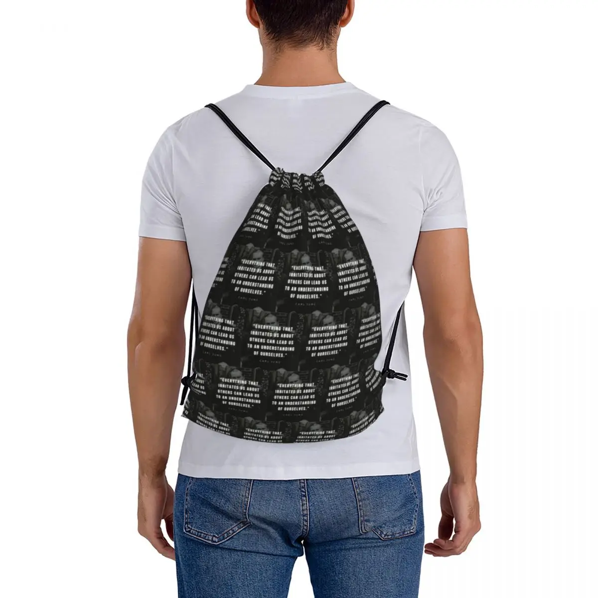 Everything That Irritates Us About Others Carl Jung Psychology Motivation Backpacks Drawstring Bags Sports Bag Book Bags