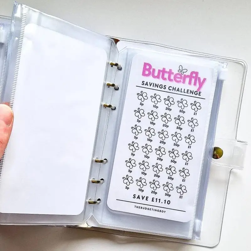 Бюджетная книга с животным узором, папка для экономии, бюджетный лист расходов, бюджетная книга, A6, конверт, папка для вызова для составления бюджета