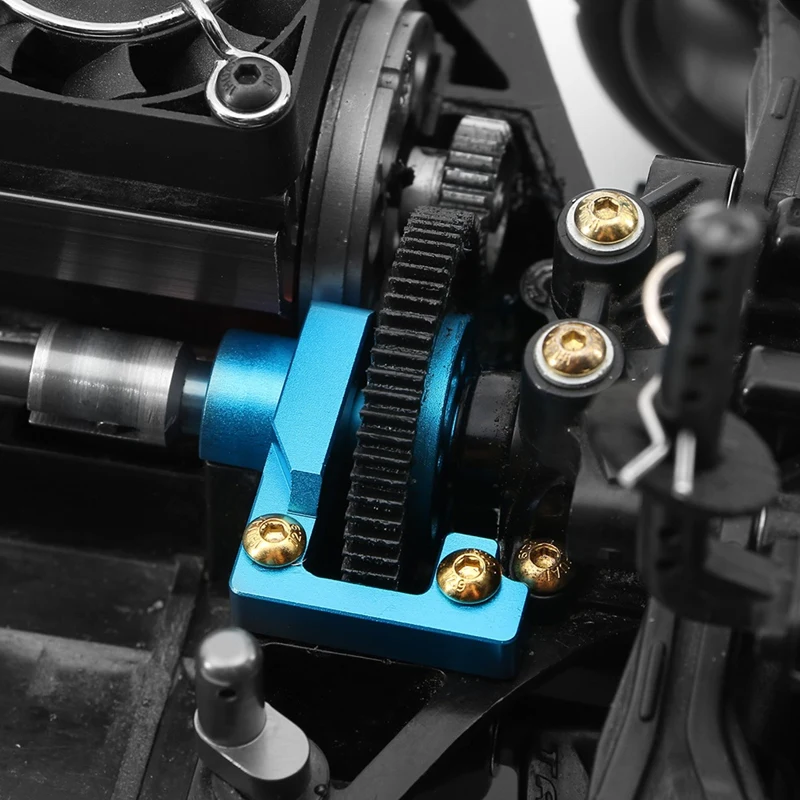 Caja de cambios abierta para coche de control remoto Tamiya TT02 TT-02 1/10, caja de cambios con montaje, piezas de mejora, accesorios