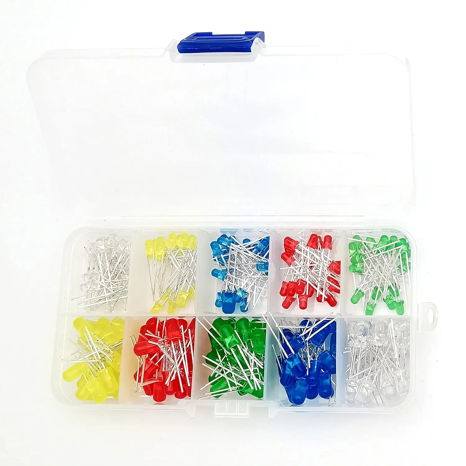 led Resistor kit 600Pcs 30 Values 1/4W Resistor Kit + 200Pcs 5Colors 3mm&5mm LED Light Emitting Diode for Arduino Projects