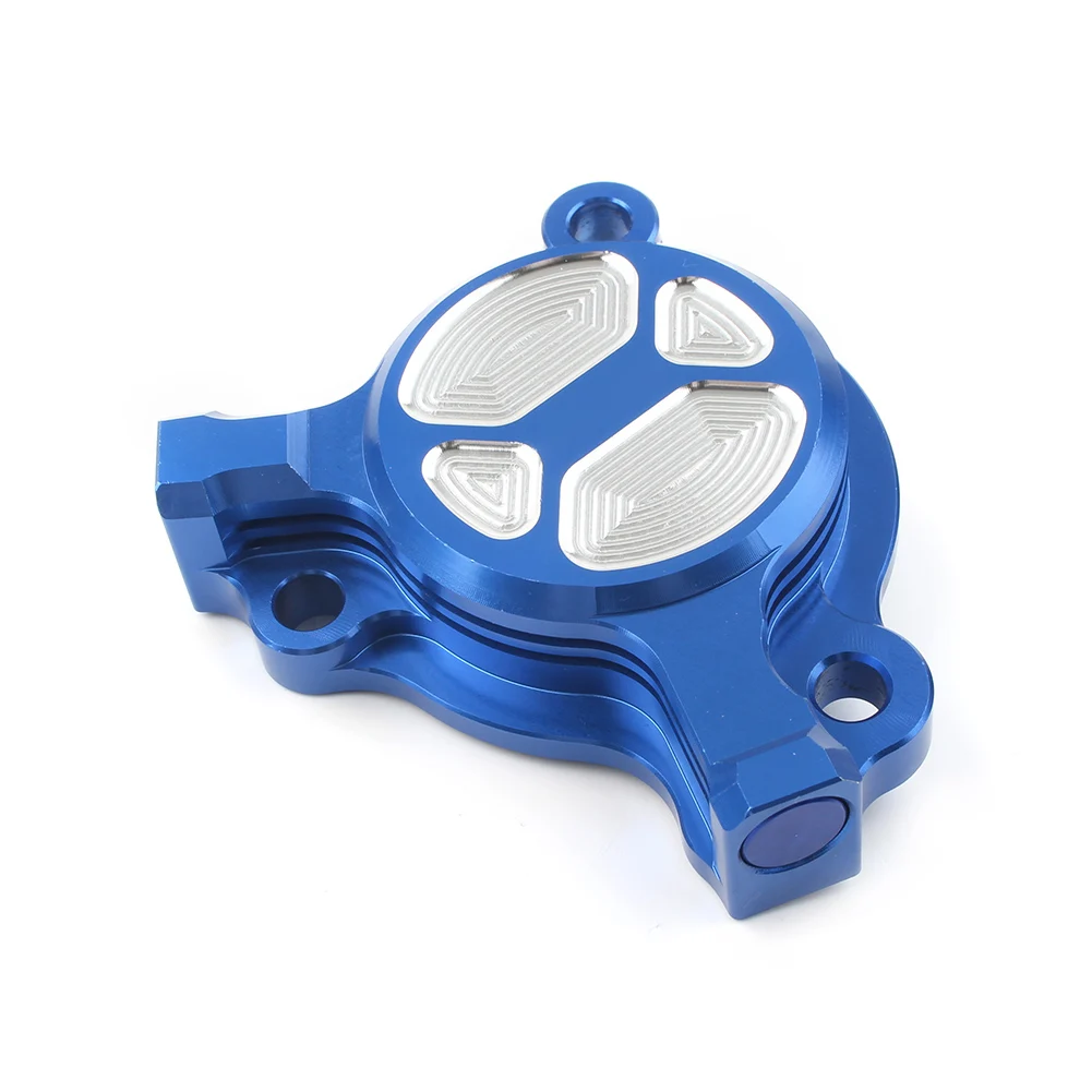 Motorcycle CNC Billet Oil Filter Cover Cap Dirt Bike For Yamaha YZ250F WR250F YZ450F WR450F Blue