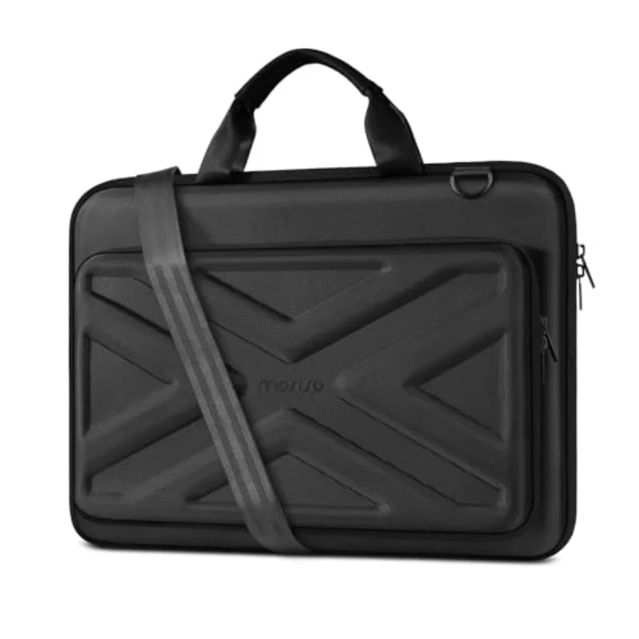 

Laptop Bag for Men, 17- Computer Bag Compatible with Dell XPS/HP Pavilion/Ideapad/Acer/Alienware/HP Omen Notebook, Hard Shell L