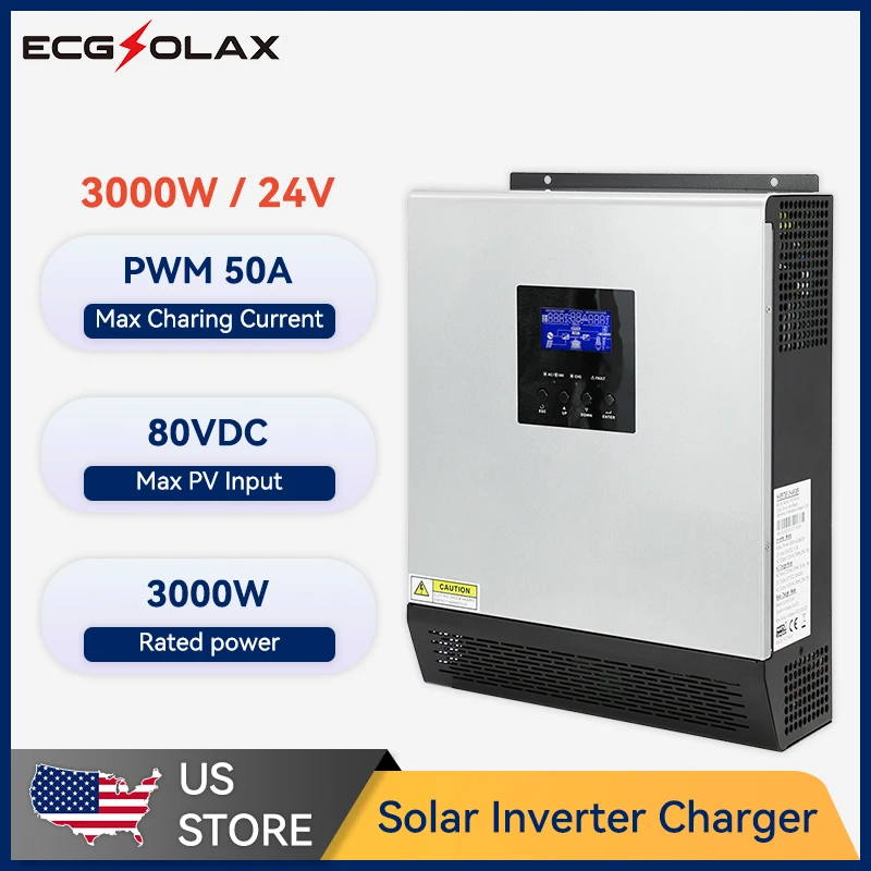 Ecgsolax 3KVA 2.4KW…